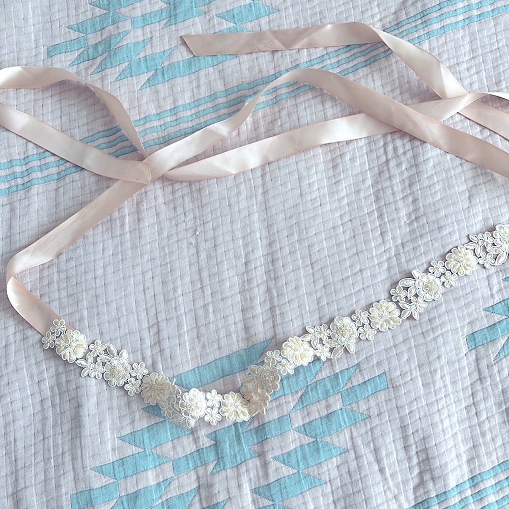 Boho bridal belt